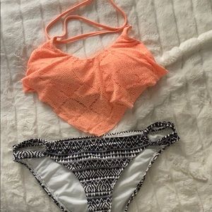 Two piece bathing suit